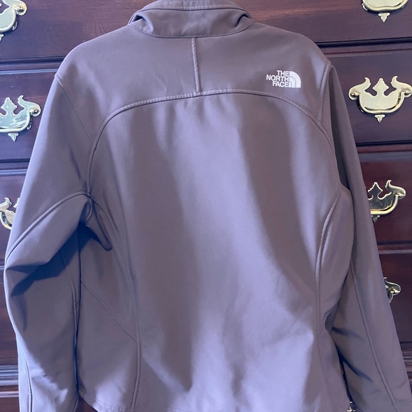 The North Face Apex jacket Chocolate brown with light pink fleece - Picture 3 of 4